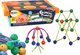 Klocki konstrukcyjne LEAN Toys Geometric Planet 84 elementy (5905679070710) - obraz 1