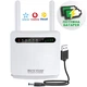 4G WiFi мобильный интернет роутер с двойным аккумулятором MIMO World Vision CONNECT STANDARD + 2 антенны по 7 дБ под Киевстар, Life, Водафон + переходник для Повербанка в подарок! - изображение 1
