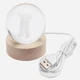 Светодиодный 3D ночник Хрустальный шар Космонавт работает от USB - изображение 4