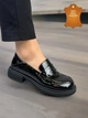 Лофери ALLSY S21001LTP black чорний 37 24см - зображення 1
