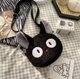 Детская сумка через плече плюшевая "Зверюшки" каракуль Котик, WUKE - изображение 1