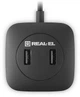USB-хаб Real-El HQ-177 4xUSB-A 2.0 Чорний (4743304101436) - зображення 2