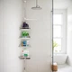Стойка с полками угловая в ванную комнату UKC Corner Shelf TW-206 - изображение 1
