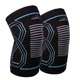 Наколінники спортивні PowerPlay PP-4099 Knee Support Чорно/Сині S/M (пара) - изображение 1