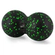 Масажний м'яч подвійний PowerPlay PP-4352 Epp foam peanut ball (d8*16cm.) Чорно/Зелений - изображение 3