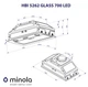 Витяжка вбудована Minola HBI 5262 IV GLASS 700 LED - изображение 10