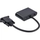 Адаптер-перехідник Cablexpert VGA на HDMI/VGA+Аудіо 3.5 (A-VGA-HDMI-02) - изображение 3
