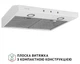 Витяжка пласка Perfelli RINCI 6CWX BIANCO - изображение 2