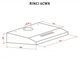 Витяжка пласка Perfelli RINCI 6CWX BIANCO - изображение 11