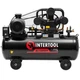 Компресор Intertool 200 л 7.5 кВт трициліндровий масляний ремінний привід 1050 л/хв 10 бар 2 виходи (000047654) - зображення 2