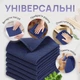 Набір 6 бавовняних кухонних рушників VersaHome кухонні серветки синій (А200) - зображення 5
