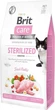 Сухой корм Brit Care Cat GF Sterilized Sensitive для стерилизованных кошек с чувствительным пищеварением (кролик) 7 кг (171289) - изображение 1