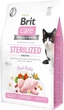 Сухой корм Brit Care Cat GF Sterilized Sensitive для стерилизованных кошек с чувствительным пищеварением с кроликом 2 кг (171290) - изображение 1