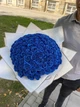 Букет из мыльных роз 101 шт синий, подарочный букет роз из мыла для девушки, жены, мамы, дочки, сестры - изображение 8