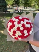 Мыльный букет из 101 розы бело-красный,букет из натурального мыла на 14 февраля, 8 марта, день рождения - изображение 9