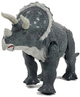 Figurka Leantoys Triceratops Szary 34 cm (5907625580700) - obraz 3