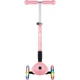 Самокат Globber Junior Foldable Lights до 50 кг 2+ Пастельно-рожевий з квітами (433-210) - зображення 9
