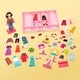 Развивающая игрушка Melissa&Doug Магнитная одевалка средняя Эбби и Эмма (MD14940) - изображение 3