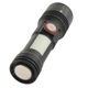 Фонарь Quantum Adept 10W LED zoom +COB з USB (QM-FL1031) - изображение 2