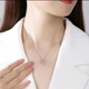 Нежная подвеска-траснформер на шею 4Hearts, розово-золотистая - изображение 11