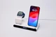 Док станція бездротова зарядка 3 в 1 QINETIQ Watch AL-23 30W для Apple iPhone 8-15, Pro, Pro Max/Apple Watch 2-9, SE, Ultra/AirPods біла + подарунок adapter Foneng K300 18W - зображення 12
