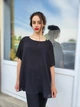 Блузка женская Oversize однотонная Only Черная 12875 3XL (52) - изображение 4