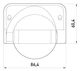 Датчик руху інфрачервоний E.Next e.sensor.pir.09.black(чорний), 180°, IP44 s061003 - зображення 2