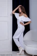 Женский комбинезон Подіум Melanie 19460-WHITE XL Белый - изображение 4
