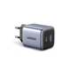Зарядное устройство UGREEN CD350 Nexode 35W GaN Fast Charger USB-C для быстрой зарядки MacBook Pro/Air, iPad, iPhone 16 15 Pro Max, Galaxy S24 Ultra, Dell XPS Grey (15539) - изображение 1