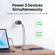 Зарядное устройство UGREEN CD350 Nexode 35W GaN Fast Charger USB-C для быстрой зарядки MacBook Pro/Air, iPad, iPhone 16 15 Pro Max, Galaxy S24 Ultra, Dell XPS Grey (15539) - изображение 4