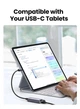 Адаптер USB Type-C to Gigabit LAN Ethernet Adapter RJ45 1000mb/s для Samsung, Xiaomi, Lenovo та ін. Мережева карта. Ugreen metal - зображення 11
