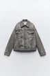 Джинсова куртка оверсайз Zara 4365/272 XS-S - изображение 6