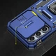 Ударостійкий чохол Camshield Army Ring для Samsung Galaxy A35 / A55 Синій / Navy - изображение 6