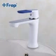 Змішувач для умивальника Frap F1034, білий/хром - изображение 3