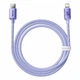 Кабель Baseus Crystal Shine Series Fast Charging Data Cable Type-C to Lightning 20W 1.2m Purple (CAJY000205) - изображение 4