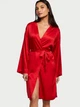 Халат Атласний Victoria's Secret Satin Midi Robe XS\S Червоний (X-0202) - зображення 1