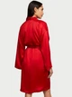 Халат Атласний Victoria's Secret Satin Midi Robe XS\S Червоний (X-0202) - зображення 2