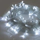 Светодиодная гирлянда на елку, 10м, 200 LED, прозрачный провод, Холодный белый - изображение 8