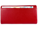 Кошелек женский, кожаный, красный, с застежкой на молнии Cardinal - изображение 8