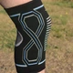 Наколенники спортивные PowerPlay PP-4099 Knee Support Черно/Синие S/M (пара) - изображение 4