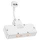 Подовжувач мережевий HOCO AC12A 3USB/Type-C PD/QC 30W/10A 3xUSB white - зображення 3