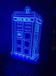 3D світильник-нічник Zayaka Тардіс із серіалу Доктор Хто Doctor Who Tardis Доктор Кто Синій 321 - изображение 2