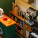 Румбокс 3D интерьерный конструктор DIY house Hongda craft «Кофейня» (PC2311) - изображение 5