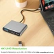 Хаб конвертер Type-C - HDMI Type-C USB 4K SmartGo - изображение 4