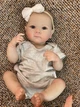 Лялька Reborn дівчинка, вініл-силіконовий пупс, реалістична як жива дитина 50 см - изображение 2