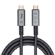 Кабель USB-C 4.0 / Thunderbolt 4 Type-C – Type-C, 240W PD, 40Gbps, 8K/60Hz, E-Marker, быстрая зарядка - изображение 2