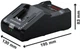 Швидкий зарядний пристрій Bosch GAL 18V-160 16 А 1600A02T5G (4053423248234) - зображення 2