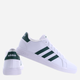 Підліткові кеди для хлопчика adidas Grand Court 2.0 K IG4830 36 Білі з зеленим (4066755741663) - зображення 2