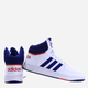 Tenisówki chłopięce adidas hoops 3.0 Mid K GZ9647 39.5 Biały/Niebieski (4066746069073) - obraz 2