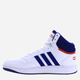 Tenisówki chłopięce adidas hoops 3.0 Mid K GZ9647 39.5 Biały/Niebieski (4066746069073) - obraz 3